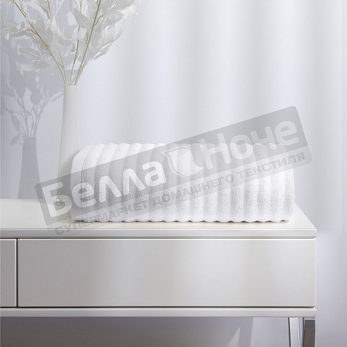Детальная картинка товара «софт сильвер полотенце махр. wave tactile 70*140 s006/0116v 2с альпийский снег»