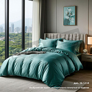 КПБ Luxor сатин гл/кр Дуэт диз. № 16-5114 Зеленый (N)