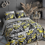 КПБ Luxor поплин Тинейджер Гонки Жёлтый 7640 нав.1-70*70