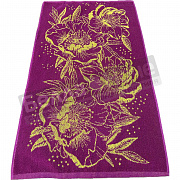 Авангард Полотенце махр. пестр. 50*90 С106-ЮА рис.8100 Пионы-2