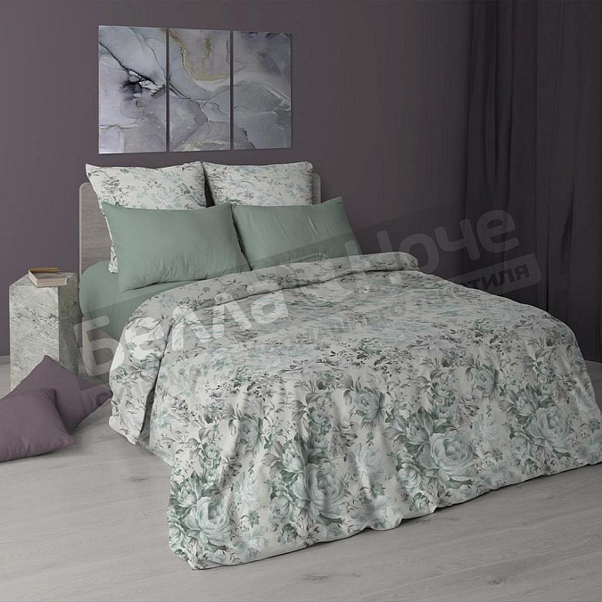 Детальная картинка товара «реноме простыня бязь премиум 1,5сп 7174-1 камилла»