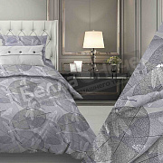 КПБ Бояртекс бязь 1,5 сп. 225 Стрекозы в.8/5 Серо- бежевый (N)