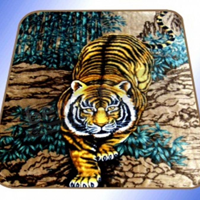 Детальная картинка товара «смун плед синтетический 160*220 стр. 2010 тигр»