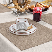 ВН Салфетка сервировочная рогожка, пэ ДТ172 35*45 Миндаль 31