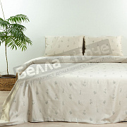 КПБ Блакитны  хлопок-  лён Евро 642801 нав.2-50*70