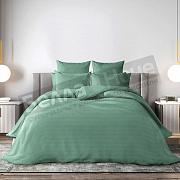 НГ КПБ ВН Страйп-дизайн поплин 2,0 - Макси 8709/21 Malachite green нав.2-50*70