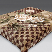 Смун Плед синтетический 200*240 глад. 6085-1 Шахматы