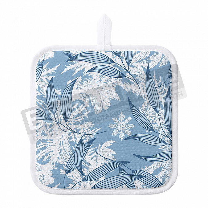 Детальная картинка товара «веросса прихватка х/б 20*20 30221 морозные узоры»