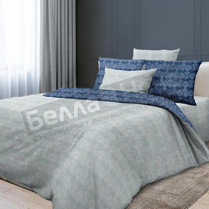 Детальная картинка товара «реноме простыня бязь премиум 1,5сп 6812-4 бельведер грифин»