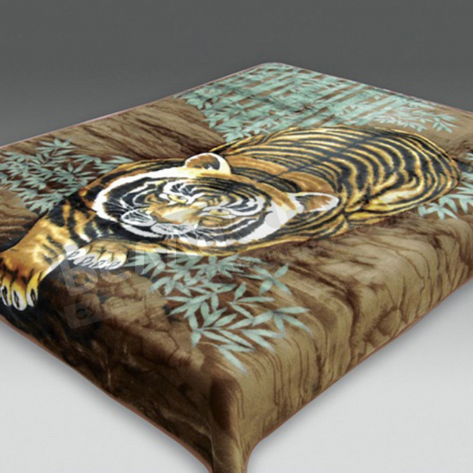 Детальная картинка товара «смун плед синтетический 160*220 глад. 7010 тигр»