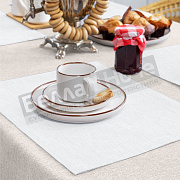 ВН Салфетка сервировочная рогожка, пэ ДТ172 35*45 Снег 31