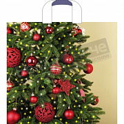 Пакет ПЭ с петлевой ручкой 38*34+3 Артпласт НГ Мерцание