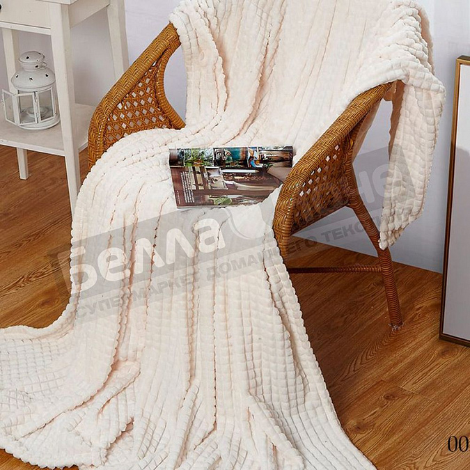 Детальная картинка товара «клео плед велсофт 150*200 carre 150/002-cr»