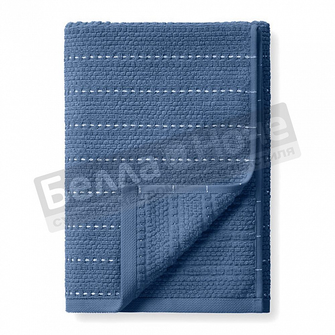 Детальная картинка товара «веросса полотенце махр. гл/кр capri 70*140 синий деним /бордюр а»