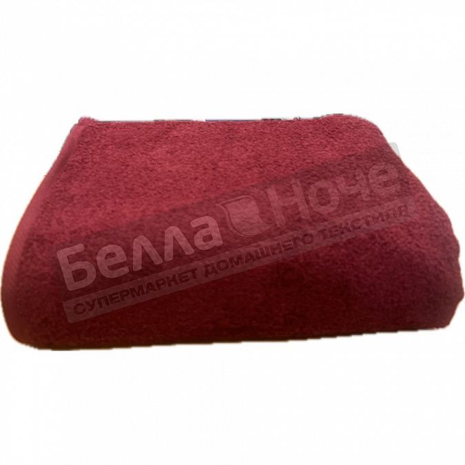 Детальная картинка товара «ввт полотенце махр. гл/кр 70*140 цв.222 бордовый 400гр (000)»