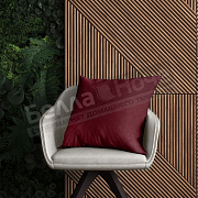 ВН Наволочка декор рогожка пэ ДТ172 40*40 Бордо 31