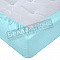 Детальная картинка товара «люксония простынь поплин гл/кр на резинке 180*200/20 голубой»