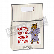 НГ 1 пр. Полотенце микрофибра 40*70 ОМФ- 104 Кто, там! Кто-кто? Конь в пальто!