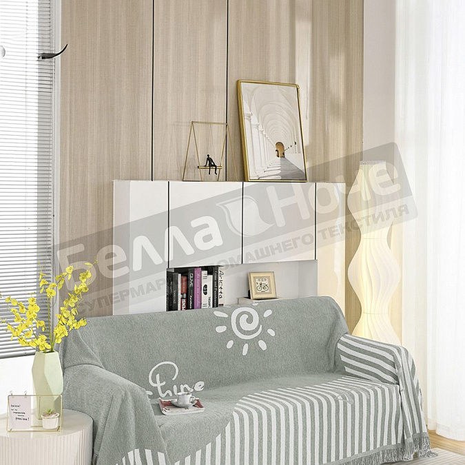 Детальная картинка товара «romance покрывало на диван шенил жакк. 190*300 yul pd1-21 »