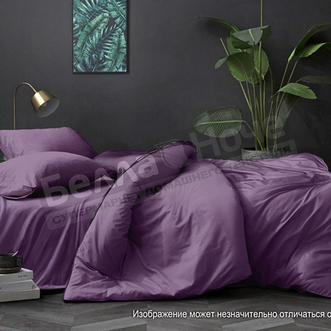 Детальная картинка товара «кпб luxor поплин гл/кр дуэт диз.черника (n)»