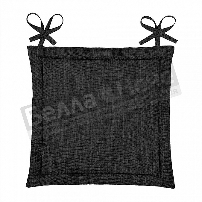 Детальная картинка товара «вн подушка д/ст рогожка 40*40 графит»