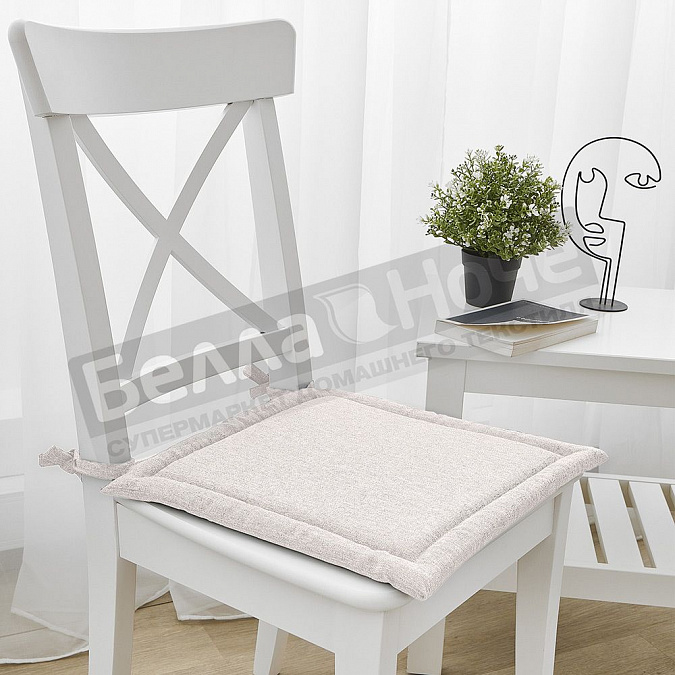 Детальная картинка товара «вн подушка д/ст рогожка 40*40 кокос»