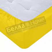 Люксония Простынь поплин гл/кр на резинке 140*200/20 Солнечный