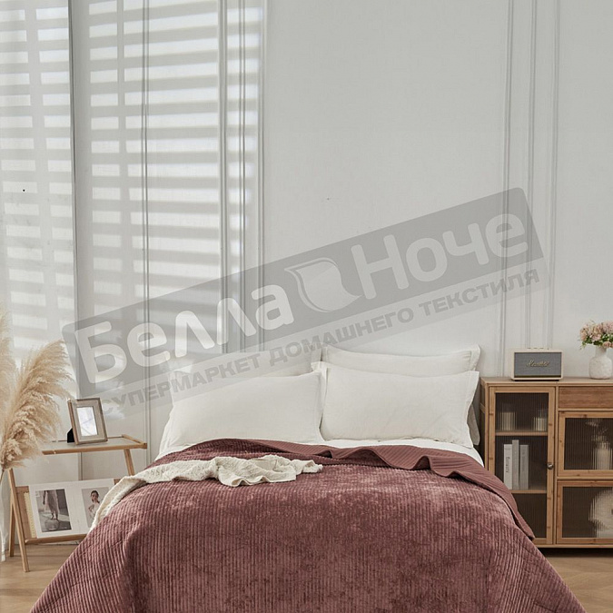 Детальная картинка товара «romance однот. с вышивкой 220*240 joy jh-01 brick red»