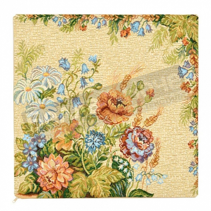Детальная картинка товара «гобелен плюс наволочка 50*50 первоцветы»