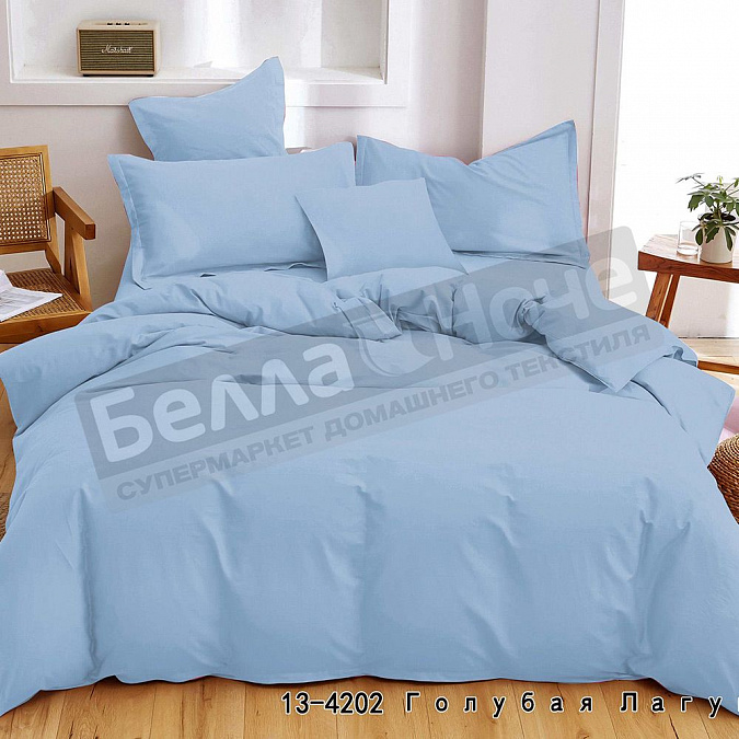 Детальная картинка товара «бояртекс покрывало микрофибра ультрастеп гл/кр 180*210 диз.13-4202 голубая лагуна»