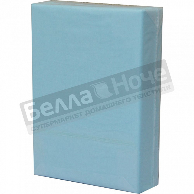 Детальная картинка товара «люксония пододеяльник сатин гл/кр 1,5сп. голубой»