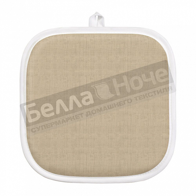 Детальная картинка товара «ст прихватка двунитка 20*20 8993/4 текстура бежевый»