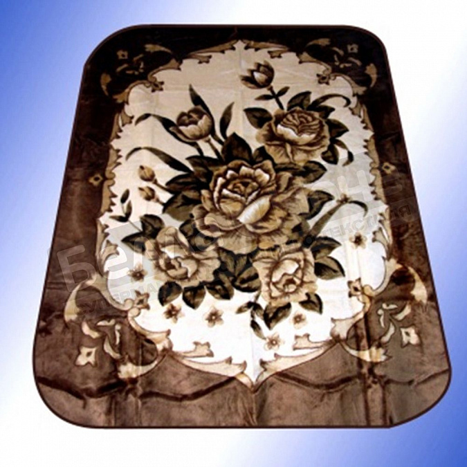 Детальная картинка товара «смун плед синтетический 200*240 стр. 8001-1 "425" бежевый»