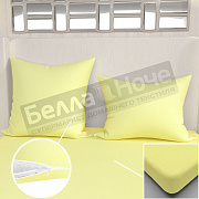 Люксония Наволочки трикотаж 70*70 (2 шт) Нежно- желтый