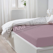 Люксония Простынь трикотаж 140*200/20 Лиловый