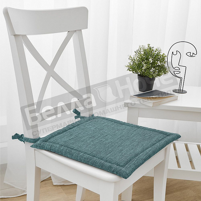 Детальная картинка товара «вн подушка д/ст рогожка 40*40 топаз»