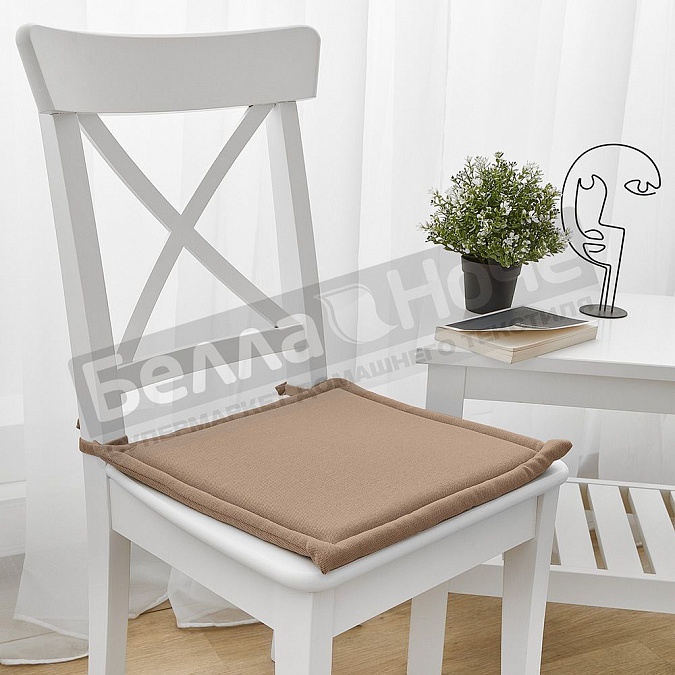 Детальная картинка товара «вн подушка д/ст рогожка 40*40 карамель»