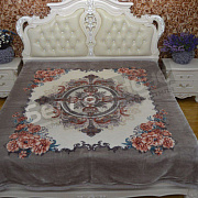 Смун Плед синтетический 200*240 глад. Двусторонний 9142