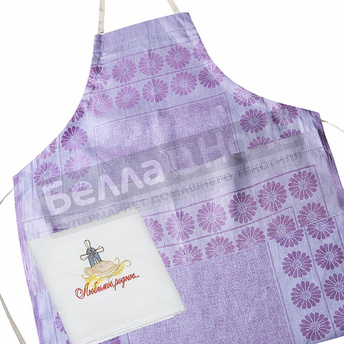 Диности 2 пр. фартук 72*85+ полотенце 50*60 ФС- 1 Любимое родное