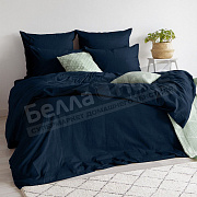 КПБ Веросса сатин-люкс 1,5 сп. 70175 Twilight blue нав.2-70*70