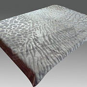 Смун Плед синтетический 160*220 стр. однот. 2110-27 Камушки Серый