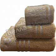 ВВТ 3 пр. К-т полотенец цв.107 Кофе с молоком 375гр (1565)