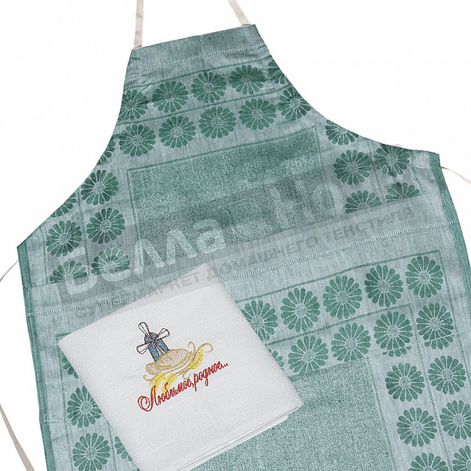Диности 2 пр. фартук 72*85+ полотенце 50*60 ФС- 1 Любимое родное
