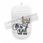 СД Варежка- прихватка полиэстер 17*25  Коровка