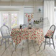 НГ СТ Скатерть СТ ХБ Двунитка 144*200 30222 Merry Christmas 61