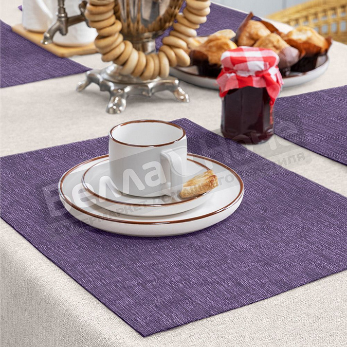 Детальная картинка товара «вн салфетка сервировочная рогожка, пэ дт172 35*45 ирис 31»