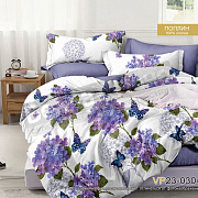 КПБ Люксония поплин Евро Гортензии