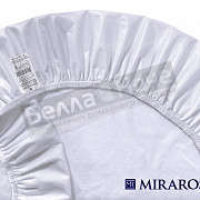 Хлопковый край Наматрасник Непромокаемый махра ПУ Caress 180*200*30 00 Белый 
