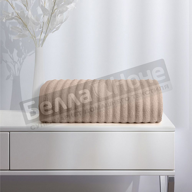 Детальная картинка товара «софт сильвер полотенце махр. wave tactile 100*150 s006/0227v 2с песчаный берег»