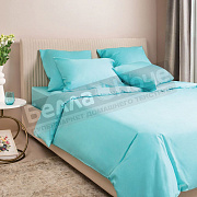 КПБ Моноспейс сатин- премиум 1,5 сп. Бирюзовый